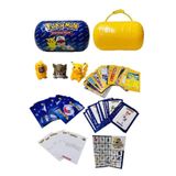 Realx Pokemon 44 Kart Sticker ve Hediye Pokemon Figürlü Kapsül Top