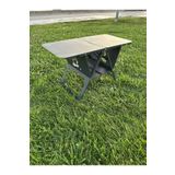 Realx Portatif Katlanır Kamp Masası, Piknik, Plaj, Outdoor Çelik Kamp Masası Büyük Boy 40x85x50 Cm