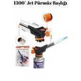 Realx Pürmüz Başlıgı Lpg Kartuş Ve Normal Çakmak Gazı Uyumlu 1300° Jet Pürmüz Başlığı