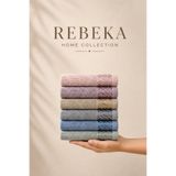 Rebeka Home Collection Zümrüt Desen Kadife 6’lı Mutfak Havlusu Seti 30x50 cm Yumuşak Dokulu Kurulama Bezi