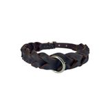 Rebel Dog Premium Hakiki Deri El Örgüsü Köpek Tasması 2.5x55 (DELİK MESAFESİ 41-50CM)
