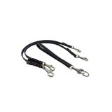 Rebel Dog Premium Hakiki Deri (ikili) Çift Ve Tek Köpek Gezdirme Kayışı, Kısa Eğitim Kayışı 120x1.6