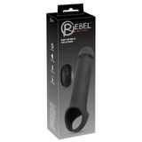 Rebel Men's Gear Remote Controlled Penis Extension Titreşimli Penis Kılıfı