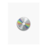 rebelberi CD Şeklinde Chrome Y2K Grunge Stil Rozet