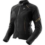 Rebelhorn Jax Lady Kadın Motosiklet Montu - 2XL - Siyah - Gold