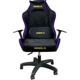 RebelX Mor Renk Oyuncu Koltuğu Ergonomik Tasarım ve Konforlu Destek ile 80 kg Taşıma Kapasitesi