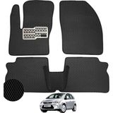 Rebols Ford C-Max 2003-2010 Uyumlu Araca Özel Eva Oto Paspas Takımı - Siyah