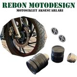 Rebon Moto Design Mondial Drift L Ön Aks Koruma Takozu Dayanıklı Malzeme ile Motosiklet Aksesuarı
