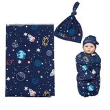 Reborn Bebek Bebek Battaniyesi Yumuşak Bebek Kundağı 17-22" Reborn Doll Yenidoğan Bebek Yatağı (Koyu Mavi)