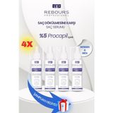 rebours professional Saç Derisi Saç Dökülmesi Karşıtı Procapil Biberiye Suyu Biotin Sprey Serum 4 X 60 ml