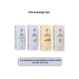 Rebul 125 ml Spray Kolonya Seti Ice Mandarine Magnolia Azure Noir 4’lü