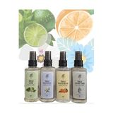 Rebul 4'lü Kolonya Seti, Azure Noir, Magnolia, Mandarina, Lime, 125 ml
