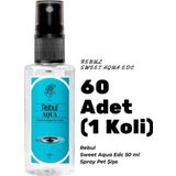 Rebul Aqua Edc 50ml Spray Pet Şişe 60 Adet (1 koli) Aqua Kokulu Kolonya