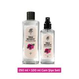 Rebul Bouquet 250 ml 100 ml Cam Şişe Kolonya Seti