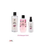 Rebul Bouquet (Buket Çiçeği Kokulu) Edc 250ml Kolonya 500ml Duş Jeli 125ml Edc Kolonya 3'lü Avantaj Set