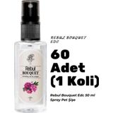 Rebul Bouquet Edc 50ml Spray Pet Şişe 60 Adet (1 koli) Bouquet Kokulu Kolonya