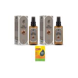 Rebul Dark Spice Kolonya, 2x125ml Pet Şişe, Koroplast Mikrofiber Bez Hediyeli