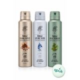 Rebul Erkek Deodorant Seti, 3x150ml, Dark Spice, Azure Noir, Pine Forest, Alkolsüz, Antiperspirant