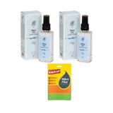 Rebul Ice Kolonya, 2x125ml Pet Şişe, Koroplast Çok Amaçlı Mikrofiber Bez Hediyeli
