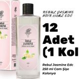 Rebul Jasmine Edc 250ml Cam Şişeli Yasemin Kokulu Kolonya 12 Adet (1 Koli)