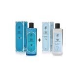 Rebul Kolonya Aqua 270 ml & Kolonya Ice 270 ml Cam Şişe Seti