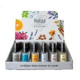 Rebul Kolonya Çeşitleri 50 Ml X 6 Adet - Dark Spice-buket-aqua-ıce-mandarine-lavanta Karma 6 Li