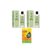 Rebul Lime Kolonya, 2 Adet 250ml, Koroplast Çok Amaçlı Mikrofiber Bez Hediyeli