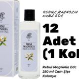 Rebul Magnolia Edc 250ml Cam Şişeli Manolya Kokolu Kolonya 12 Adet (1 Koli)