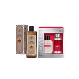 Rebul Power Set Parfüm 100 Ml + Deodorant Spray 150 Ml + Dark Spice Kolonya 250Ml (Cam Şişe)