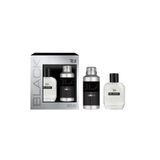 Rebul RBL BLACK 50 ml Erkek Parfüm Seti (150 ml Deodorant Spray Hediyeli) Kofre