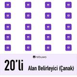 Rebuwo Alan Belirleyici 20 Adet Antrenman Çanağı