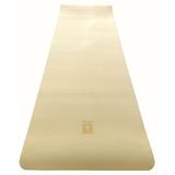Rebuwo Çift Taraflı TPE Yoga Pilates Matı 6mm Kaymaz Hafif Taşınabilir – Lila & Sarı (Butter Yellow)