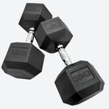 Rebuwo Hex Altıgen Kauçuk Kaplı Dambıl 35 kg 1 Adet