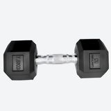Rebuwo Hex Altıgen Kauçuk Kaplı Dambıl 7.5 kg 1 Çift