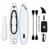 Rebuwo Kano ve Paddle Board Seti 2’si 1 Arada Şişme SUP - Mavi