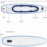 Rebuwo Kano ve Paddle Board Seti Ikisi Bir Arada Sup Board Şişme Kano - Mavi