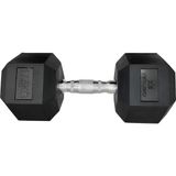 Rebuwo Kauçuk Kaplama Altıgen 17.5 kg Hex Dambıl