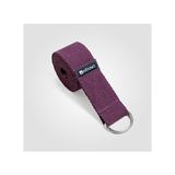 Rebuwo Koyu Mor Yoga Kemeri, Doğal Pamuk 184 cm,Yoga ve Pilates , Dark Purple Cotton Yoga Strap