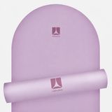 Rebuwo Oval Kesim Kaymaz Doğal Kauçuk Tabanlı Yoga Matı 5 mm - Lila