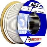 Reçber Tv Kablosu Rg6-U4 Beyaz Anten Kablosu ( 1 Metre Fiyatıdır )