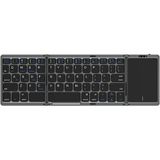 Recci Katlanabilir Multifonksiyonel Touchpadli Kablosuz Klavye Recci RCS-K01 - Gri