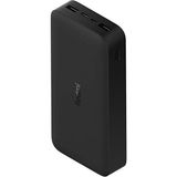 Recci Redmi 20000 Mah Taşınabilir Hızlı Şarj Cihazı - Usb-C - 18W 2 Çıkışlı Powerbank - Siyah