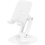 Recci RHO-M20 Ayarlanabilir Katlanabilir 360 Dönebilen Telefon ve Tablet Standı Beyaz