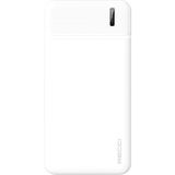 Recci RPB-N16C Ultra Ince Hızlı Şarj Özellikli LED Işık Göstergeli Powerbank 10000MAH Beyaz