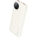 Recci RPB-P48 Powerbank Pd 20W Dijital LED Göstergeli Hızlı Şarj Özellikli 22.5W 10000 mAh Krem