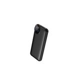 Recci RPB-P48 Powerbank PD 20W Dijital LED Göstergeli Hızlı Şarj Özellikli 22.5W 10000mAh Siyah Siyah