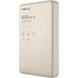 Recci RPB-W36 Ultra Ince Pd 20W Hızlı Şarj Özellikli Wireless Powerbank 15W 10000MAH Gold