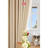 Rech Home Taç 4 Katmanlı Bej Güneşlik Perde - Toz Önleyici, Ses Yalıtımı, Sıcak ve Soğuk Yalıtımı - 380 x 270 cm