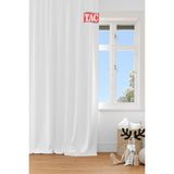 Rech Home Taç 4 Katmanlı Beyaz Güneşlik Perde - Toz Önleyici, Ses Yalıtımı, Sıcak ve Soğuk Yalıtımı - 450 x 255 cm