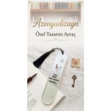 Reçine Kitap Ayracı, Kuş Tasarımlı, Püsküllü